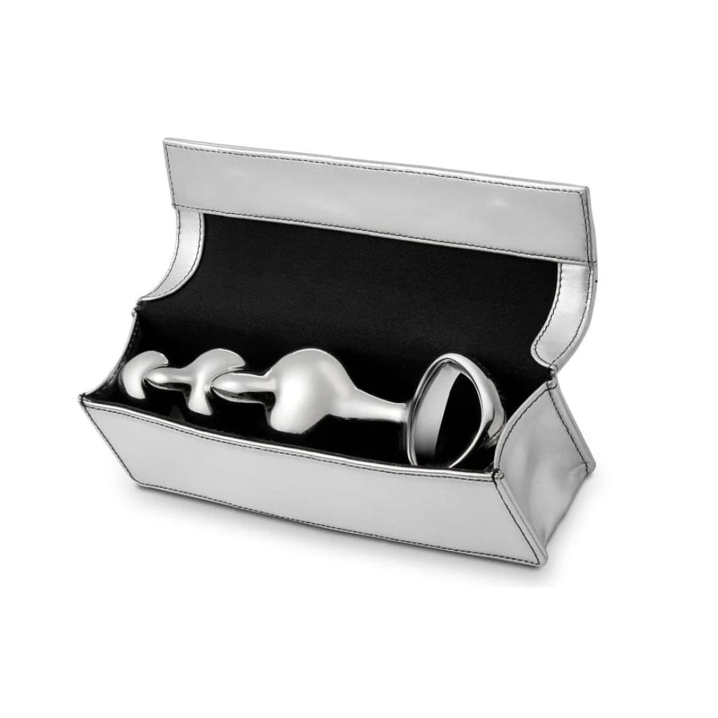 Njoy Disco Beaded Dildo 316 Stainless Steel - Image 5