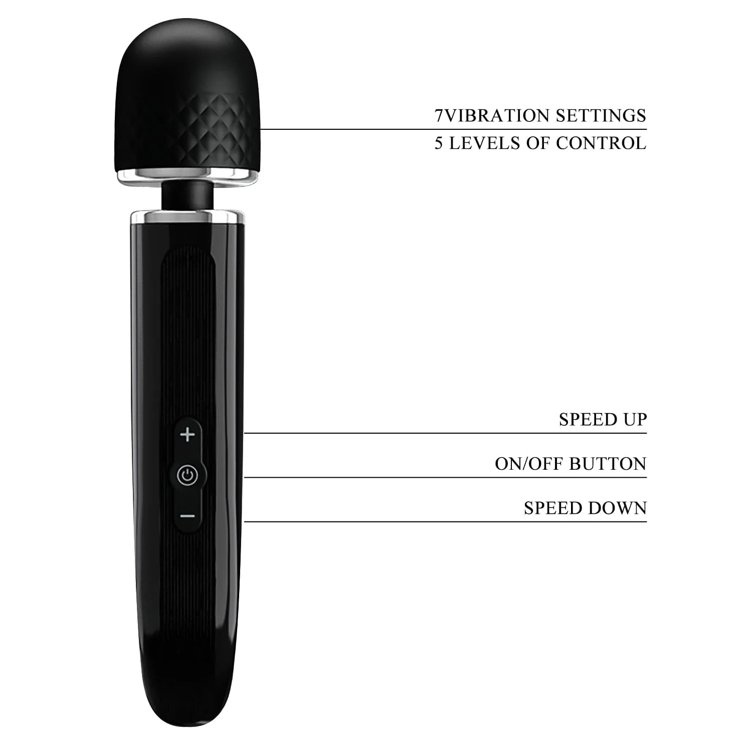 Pretty Love Super Power Full-Size: 35 Extreme Functions Wand - Image 8