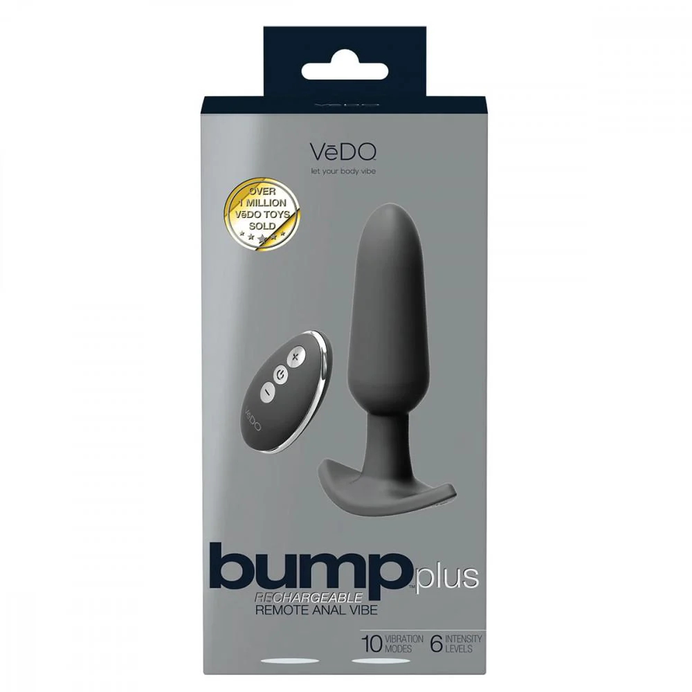 VeDO Bump Plus Vibrating Butt Plug with Remote Control - Image 4